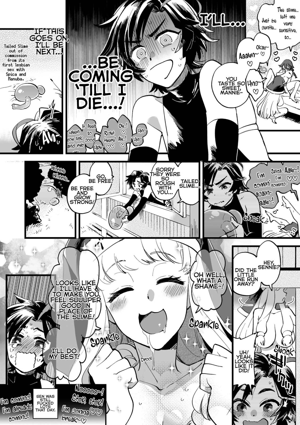 Hentai Manga Comic-Party of Female Adventurers Fuck a Lot At The Inn Once Nighttime Comes-Read-14